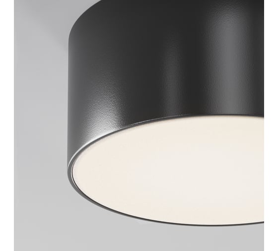Потолочный светильник MAYTONI outdoor zon ip led 15w алюминий и пластик черный O430CL-L15B4K