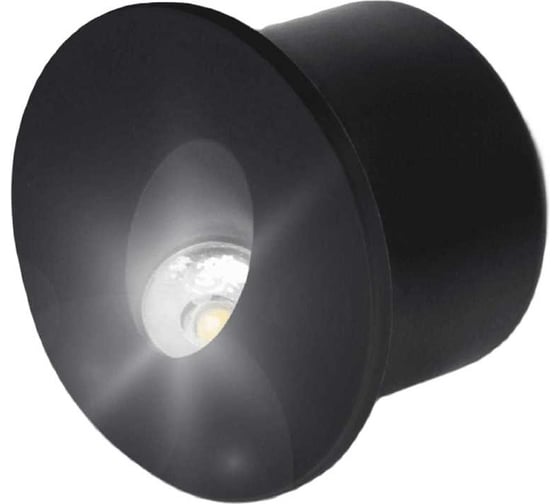 Встраиваемый светильник HOROZ ELECTRIC 079-002-0003 3w, черный, 185-264v yakut HRZ20221055