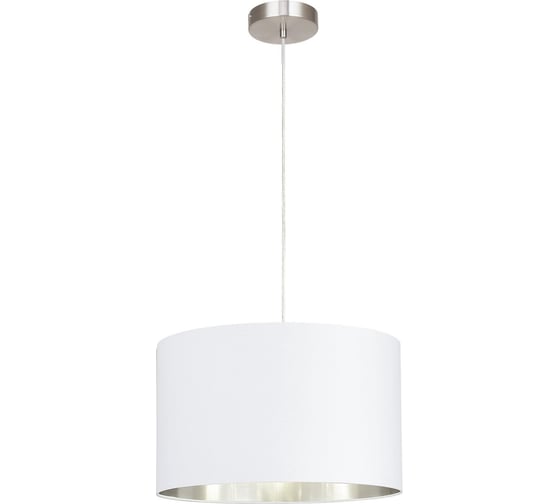 Подвесной светильник Evoluce никель/белый, серебристый e27 1x40w, SLE300553-01 1