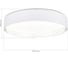 Потолочный светильник Evoluce, белый, серебристый led 1x50w 3000k-5000k, SLE300552-01 2