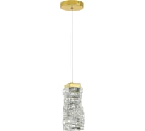 Подвесной светильник ST luce золотистый/прозрачный led 1x8w, SL6010.203.08