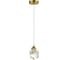 Подвесной светильник ST luce золотистый/прозрачный led 1x3w 3000k, SL6114.203.01 2