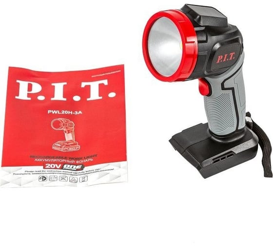 Аккумуляторный фонарь P.I.T. Solo (20В, 3Вт, 300Лм, поворотная головка, Power LED) PWL20H-3A