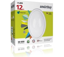 Светодиодный светильник Smartbuy LED HP Овал 12W, 4000K, IP65 SENSOR SBL-HPoval-12W-4K-Sen