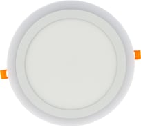 Встраиваемый светильник Smartbuy LED с подсветкой DLB 18w, 6500K+O, IP20 SBL-DLB-18-65K-O