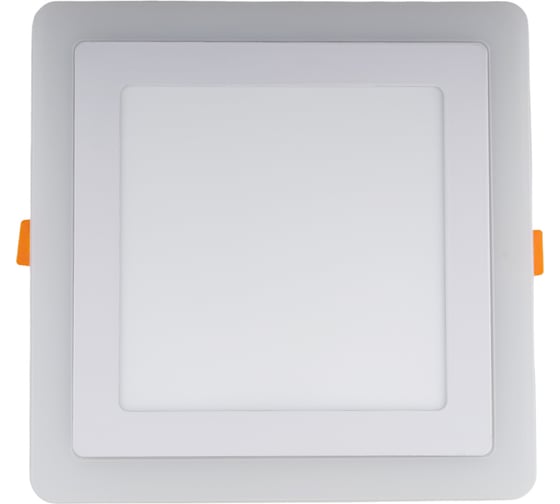 Встраиваемый светильник Smartbuy LED квадрат с подсветкой DLB 13w, 6500K+O, IP20 SBLSq-DLB-13-65K-O