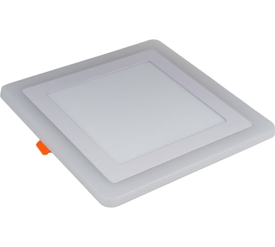 Встраиваемый светильник Smartbuy LED квадрат с подсветкой DLB 13w, 6500K+O, IP20 SBLSq-DLB-13-65K-O