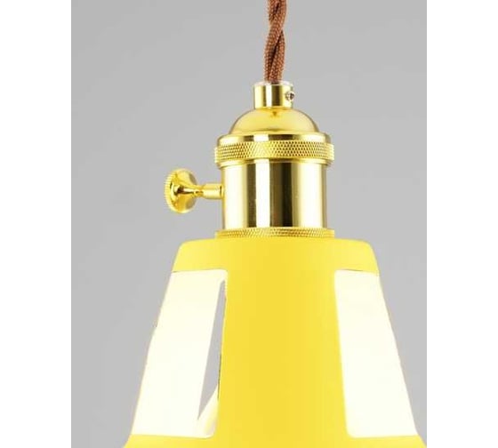 Подвесной светильник Moderli gd-c058b-m желтый marta 1 e27 60w GD-C058B-M yellow