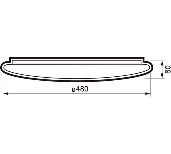 Светильник Jazzway декоративный PPB TUBES 60w 4000K IP20 D480х80 5049499
