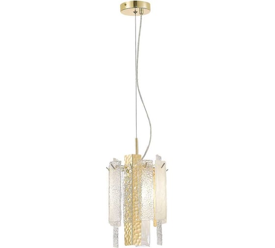 Подвесная люстра ST luce золотистый/белый, золотистый e14 1x40w, SL1636.203.01