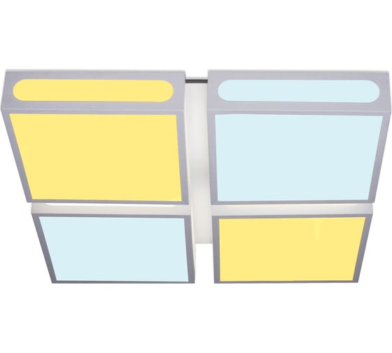 Потолочный светодиодный светильник Ambrella Light FS1888 WH/SD 144W 4200K D520*520*70