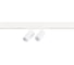 Трековый светильник ST luce белый, led, 2x10w, 2700k-6000k, 1065lm, d50xh41, 220v, ST660.586.20 1