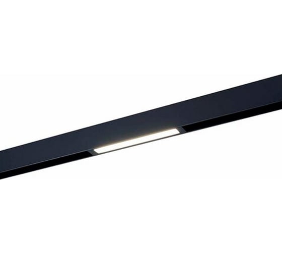 Трековый светильник ST luce черный, led, 1x9w, 4000k, 700lm, l220xw25xh41, 220v, ST657.446.09