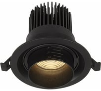 Встраиваемый светильник ALMA LIGHT zoom черный led 1x12w 3000k 960lm d115xh95, ALD00059BK-3000K-LED.1x12W