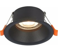 Встраиваемый светильник ALMA LIGHT (комплект 4шт) черный, матовый gu10 1x50w d89xh40, без лампы, ALD00122BK-MK1-GU10.1x50W_4