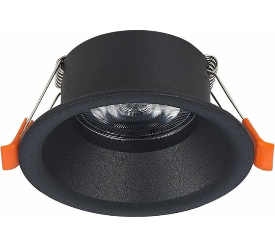 Встраиваемый светильник ALMA LIGHT (комплект 4шт) черный, матовый gu10 1x50w d89xh40, без лампы, ALD00122BK-MK1-GU10.1x50W_4