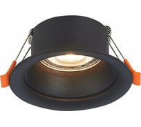 Встраиваемый светильник ALMA LIGHT (комплект 4шт) черный, матовый gu10 1x50w ip20 l95xw95xh25, без лампы, ALD00124BK-MK1-GU10.1x50W_4