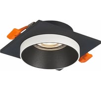 Встраиваемый светильник ALMA LIGHT (комплект 4шт) черный, матовый gu10 1x50w ip20 l92xw92xh41, без лампы, ALD00129BW-SQ-GU10.1x50W_4