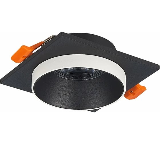 Встраиваемый светильник ALMA LIGHT (комплект 4шт) черный, матовый gu10 1x50w ip20 l92xw92xh41, без лампы, ALD00129BW-SQ-GU10.1x50W_4
