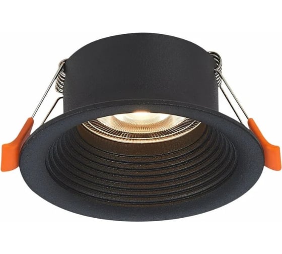 Встраиваемый светильник ALMA LIGHT (комплект 4шт) черный, матовый gu10 1x50w d89xh40, без лампы, ALD00123BK-MK1-GU10.1x50W_4 1