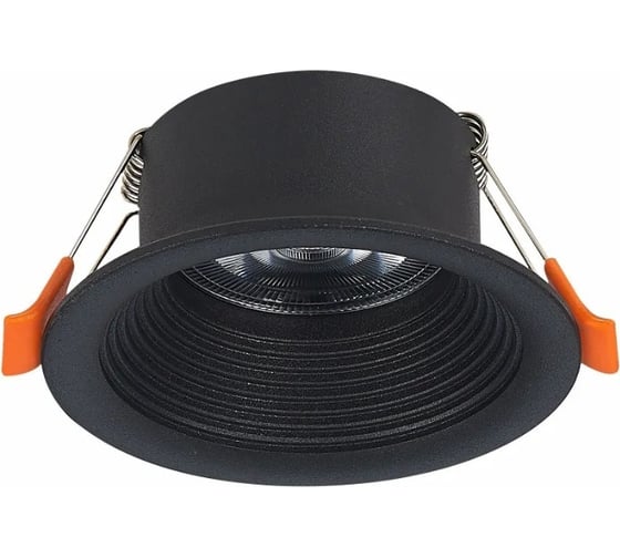 Встраиваемый светильник ALMA LIGHT (комплект 4шт) черный, матовый gu10 1x50w d89xh40, без лампы, ALD00123BK-MK1-GU10.1x50W_4
