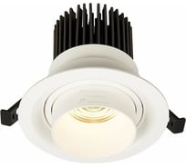 Встраиваемый светильник ALMA LIGHT zoom белый led 1x12w 3000k 960lm d115xh95, ALD00059WH-3000K-LED.1x12W