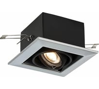 Встраиваемый светильник ALMA LIGHT (комплект 4шт) черный gu10 1x50w ip20 l126xw126xh70, без лампы, ALD00163BY-MK1-GU10.1x50W_4