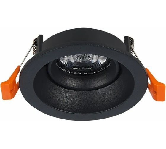 Встраиваемый светильник ALMA LIGHT (комплект 4шт) черный, матовый gu10 1x50w d94xh40, без лампы, ALD00132BK-CI-GU10.1x50W_4