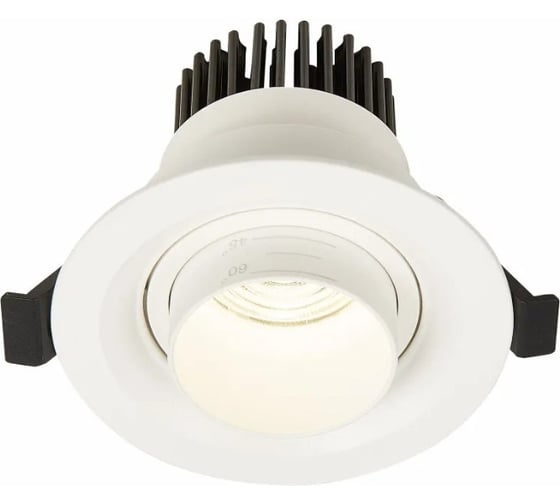 Встраиваемый светильник ALMA LIGHT zoom черный led 1x7w 4000k 560lm d90xh65, ALD00060BK-4000K-LED.1x7W 1
