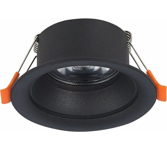 Встраиваемый светильник ALMA LIGHT (комплект 4шт) черный, матовый gu10 1x50w d89xh40, без лампы, ALD00121BK-MK1-GU10.1x50W_4