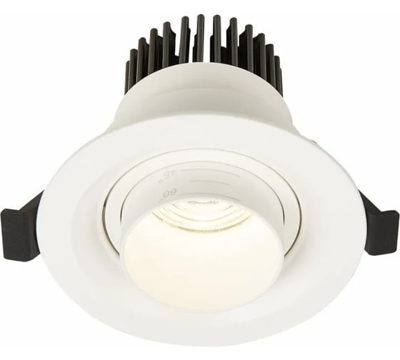 Встраиваемый светильник ALMA LIGHT zoom белый led 1x7w 4000k 560lm d90xh65, ALD00060WH-4000K-LED.1x7W