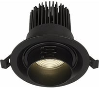 Встраиваемый светильник ALMA LIGHT zoom черный led 1x12w 4000k 960lm d115xh95, ALD00061BK-4000K-LED.1x12W