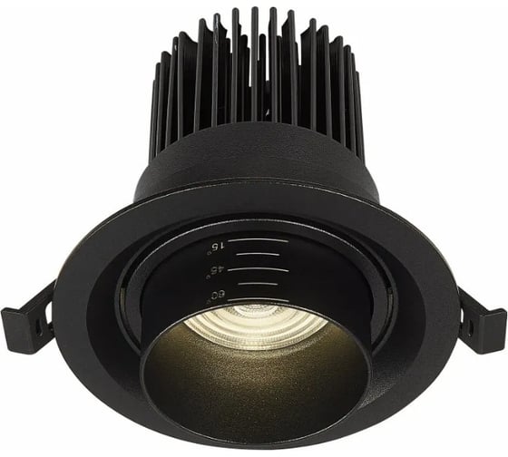 Встраиваемый светильник ALMA LIGHT zoom черный led 1x12w 4000k 960lm d115xh95, ALD00061BK-4000K-LED.1x12W 1