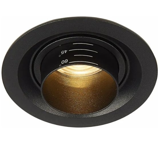 Встраиваемый светильник ALMA LIGHT zoom черный led 1x7w 3000k 560lm d90xh65, ALD00058BK-3000K-LED.1x7W