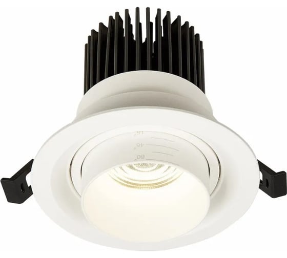 Встраиваемый светильник ALMA LIGHT zoom белый led 1x12w 4000k 960lm d115xh95, ALD00061WH-4000K-LED.1x12W 1