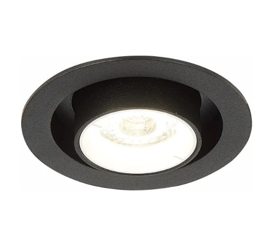 Встраиваемый светильник черный led 1x12w 3000k 900lm d90xh92, ALMA LIGHT ALD00062BW-3000K-LED.1x12W