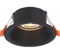 Встраиваемый светильник ALMA LIGHT черный, матовый gu10 1x50w d89xh40, без лампы, AL9006DW01BK