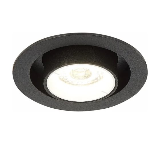 Встраиваемый светильник черный led 1x12w 4000k 900lm d90xh92, ALMA LIGHT ALD00063BW-4000K-LED.1x12W