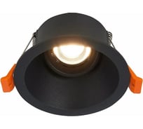 Встраиваемый светильник ALMA LIGHT черный, матовый gu10 1x50w d103xh52, без лампы, AL9011DW01BK-CI