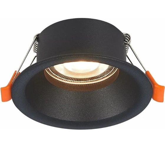 Встраиваемый светильник ALMA LIGHT черный, матовый gu10 1x50w d89xh40, без лампы, ALD00122BK-MK1-GU10.1x50W 1
