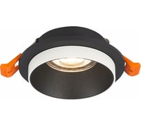 Встраиваемый светильник ALMA LIGHT черный, матовый GU10 1x50w без лампы AL9010DW01BK-CI