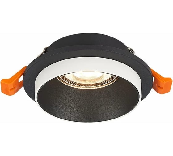 Встраиваемый светильник черный, матовый GU10 1x50w без лампы, ALMA LIGHT ALD00128BW-CI-GU10.1x50W 1