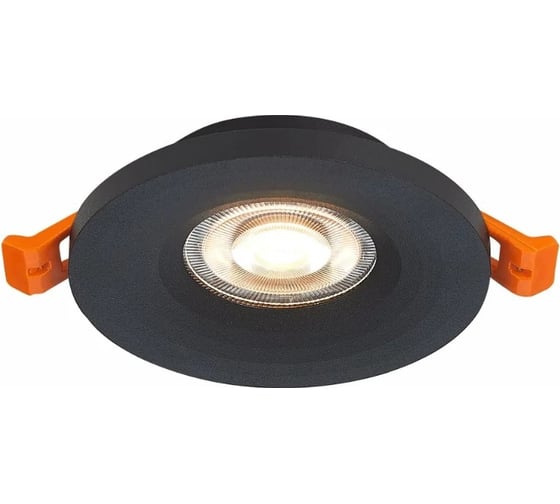 Встраиваемый светильник черный, матовый gu10 1x50w d95xh27, без лампы, ALMA LIGHT AL9009DW01BK-CI