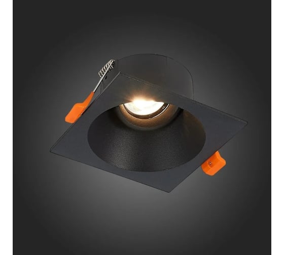 Встраиваемый светильник ALMA LIGHT черный, матовый GU10 1x50w без лампы AL9011DW01BK-SQ 1