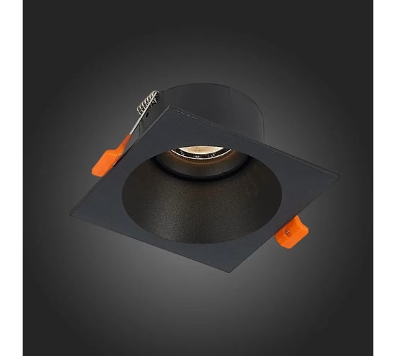Встраиваемый светильник ALMA LIGHT черный, матовый GU10 1x50w без лампы AL9011DW01BK-SQ