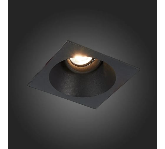 Встраиваемый светильник ALMA LIGHT черный, матовый GU10 1x50w без лампы AL9011DW01BK-SQ