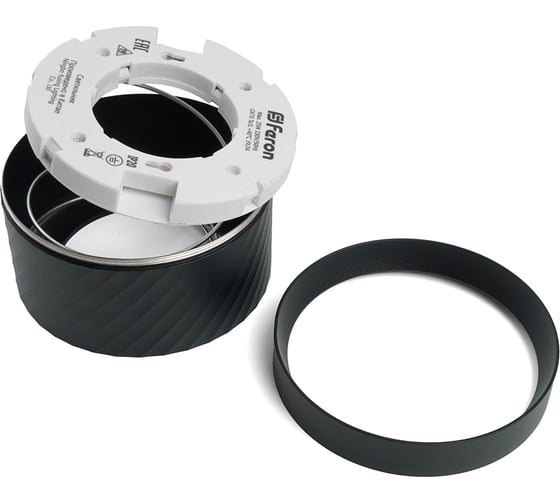 Потолочный светильник FERON hl371 25w, 230v, gx70, черный, 48737
