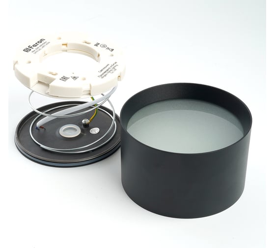 Потолочный светильник FERON hl373 25w, 230v, gx70, черный, 48733