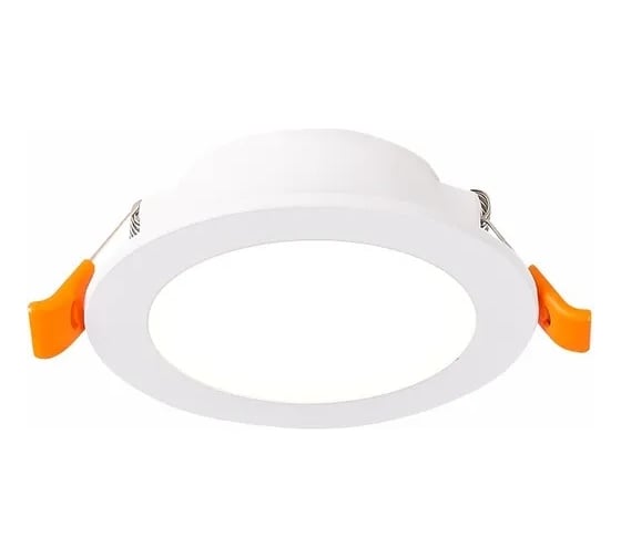 Встраиваемый светильник ALMA LIGHT белый, led, 1x6w, 3000k, 480lm, d90xh30, AL9502DW06W-3K