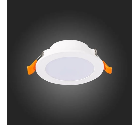Встраиваемый светильник ALMA LIGHT белый, led, 1x6w, 3000k, 480lm, d90xh30, AL9502DW06W-3K
